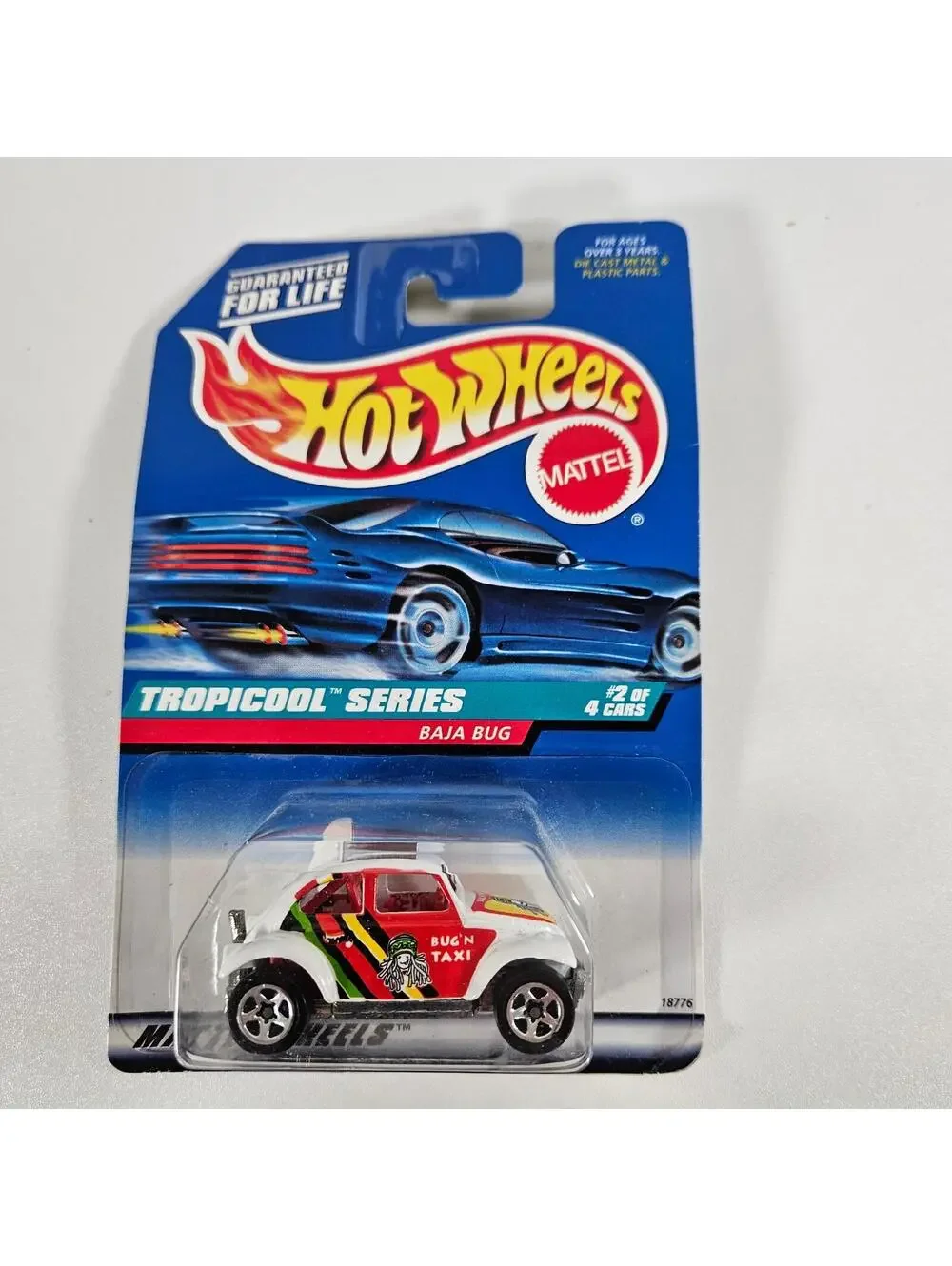 Hot Wheels 1998 Tropicool Series 3 of 4 Ice Cream Truck Baja Bug Caddy 1:64 NIP